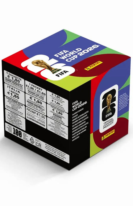 WORLD CUP 2026. CAJA DE SOBRES. 100 Sobres