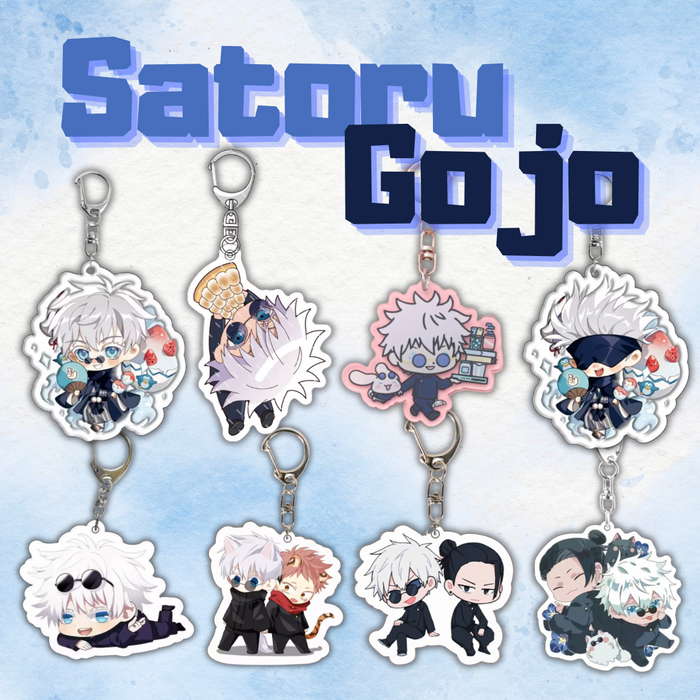 Gashapon llaveros Gojo Satoru