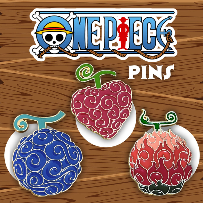 Gashapon Pines Metal Frutas del diablo