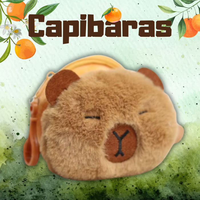 Gashapon llaveros Capibaras