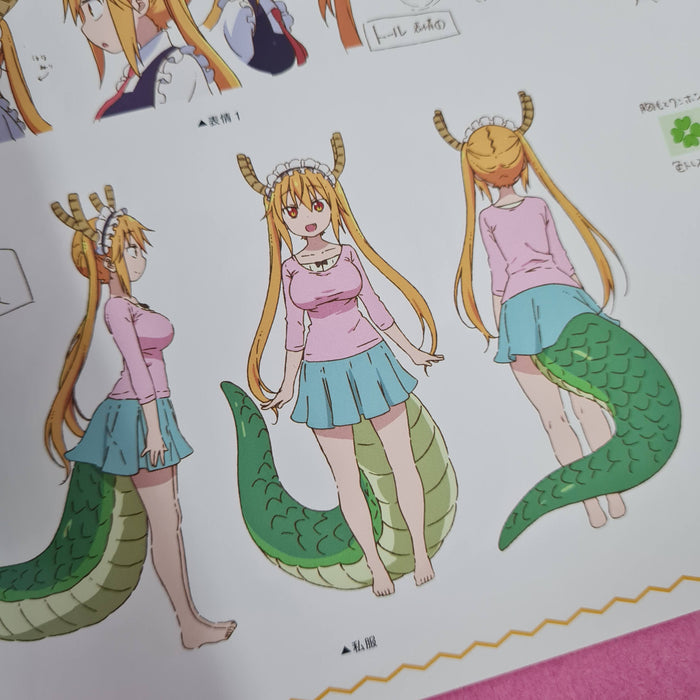 Artbook de Kobayashis Maid Dragon