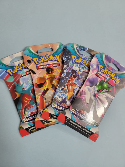 (INGLES) Pókemon TCG Sobre INDIVIDUAL versión cartón de Scarlet & Violet (PARADOX RIFT) (INGLES)