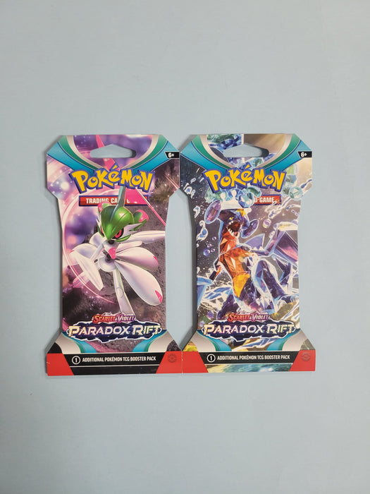 (INGLES) Pókemon TCG Sobre INDIVIDUAL versión cartón de Scarlet & Violet (PARADOX RIFT) (INGLES)