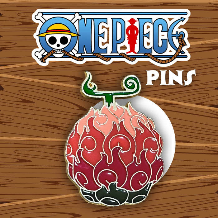Gashapon Pines Metal Frutas del diablo