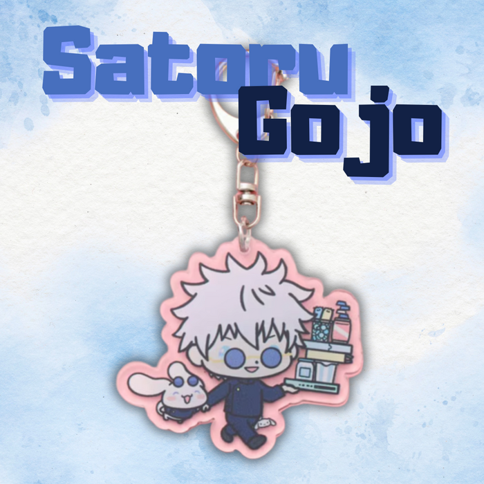 Gashapon llaveros Gojo Satoru
