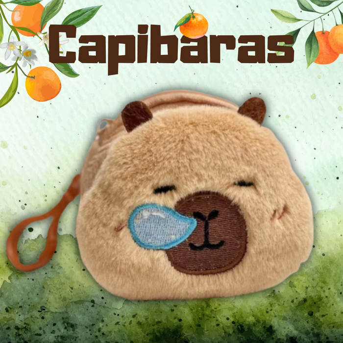 Gashapon llaveros Capibaras