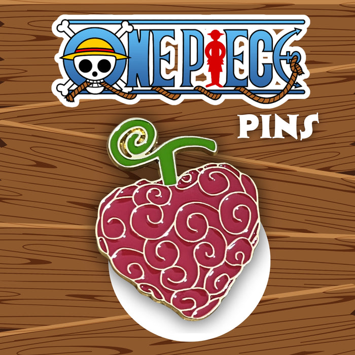 Gashapon Pines Metal Frutas del diablo