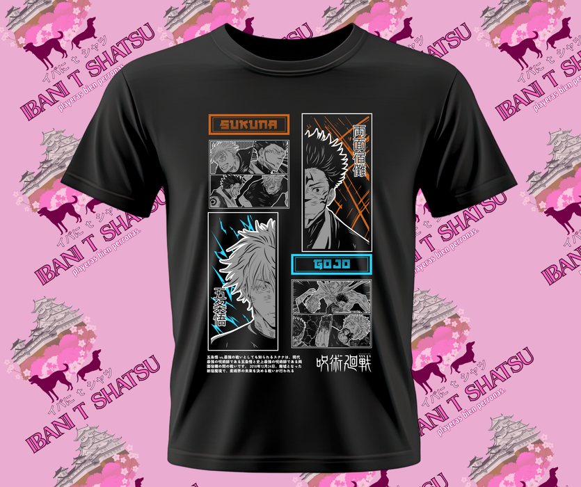 Playera Goyo Satoru VS Sukuna
