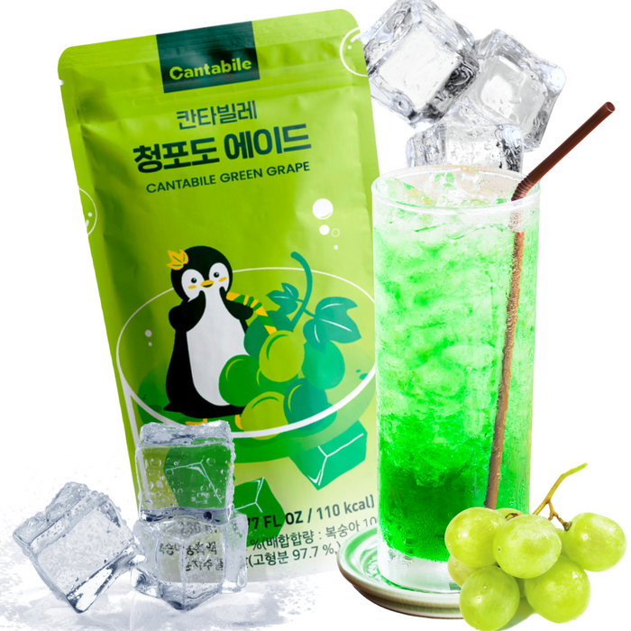 Bebida Coreana Sabor Uva Verde