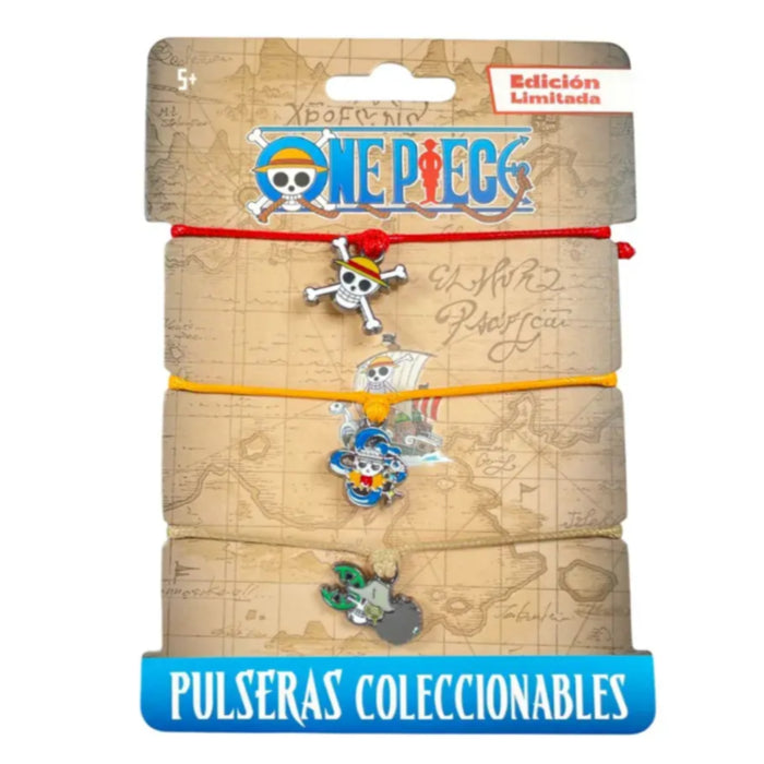 Pulseras One Piece Luffy, Nami, Ussop