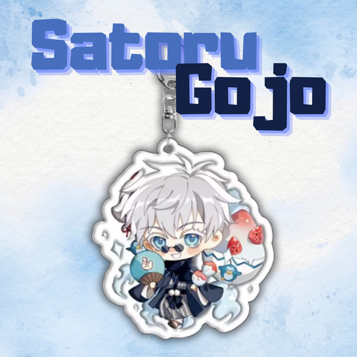 Gashapon llaveros Gojo Satoru