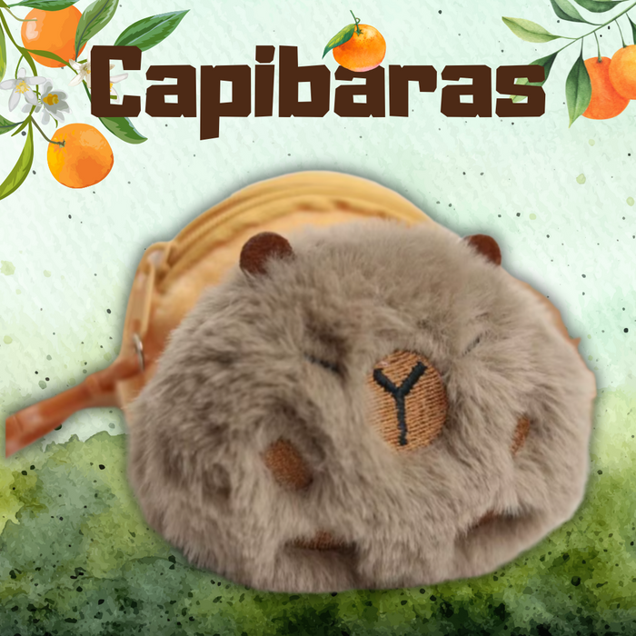 Gashapon llaveros Capibaras