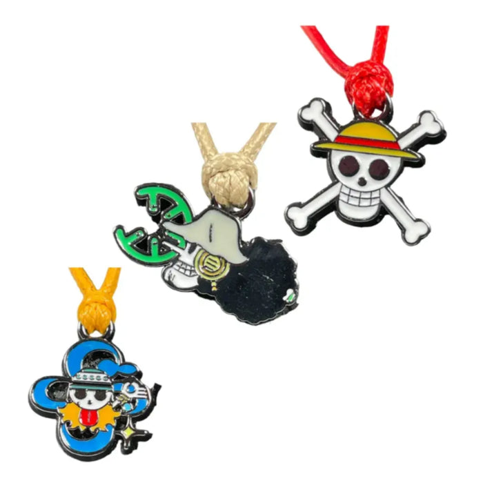 Pulseras One Piece Luffy, Nami, Ussop