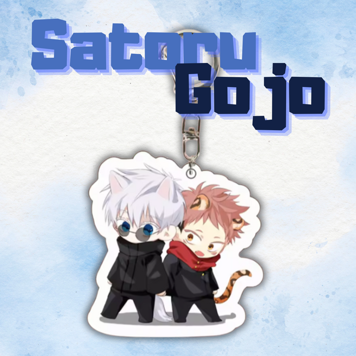 Gashapon llaveros Gojo Satoru
