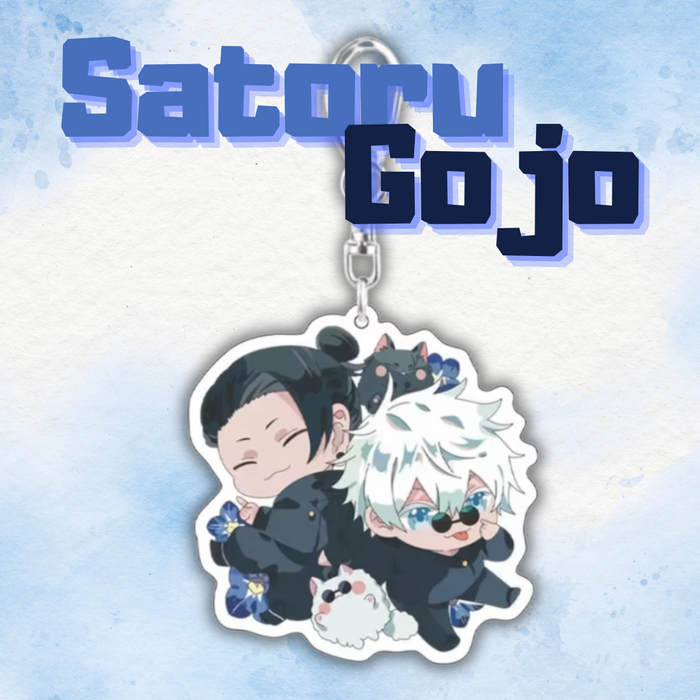 Gashapon llaveros Gojo Satoru