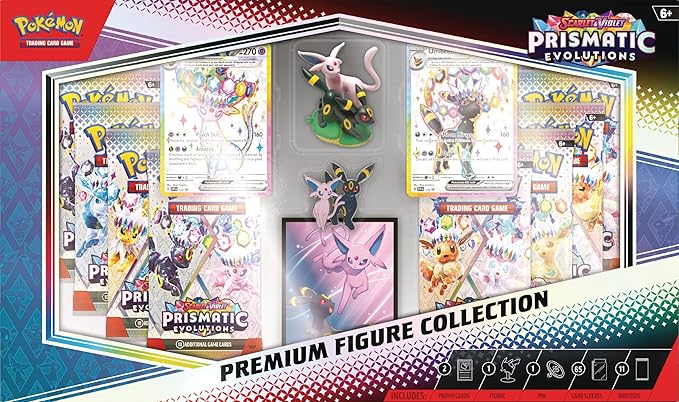 Pokémon TCG: Scarlet & Violet—Prismatic Evolutions Premium Figure Collection (ingles)