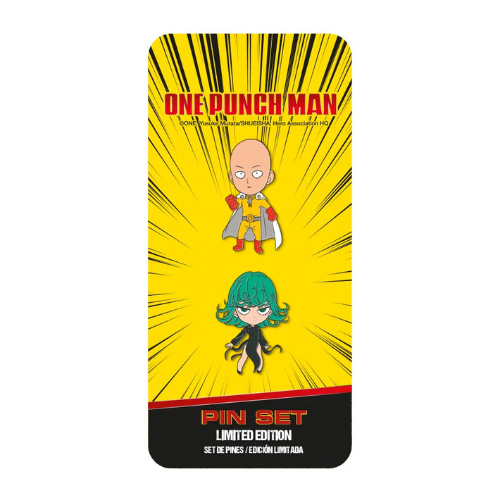 Set de Pines Metalicos One Punch Man