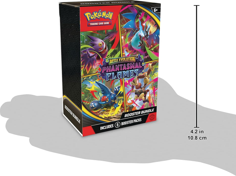 Pókemon TCG: Mega Evolutions 2 Phantasmal Flames Booster Bundle 6 unidades (ingles)