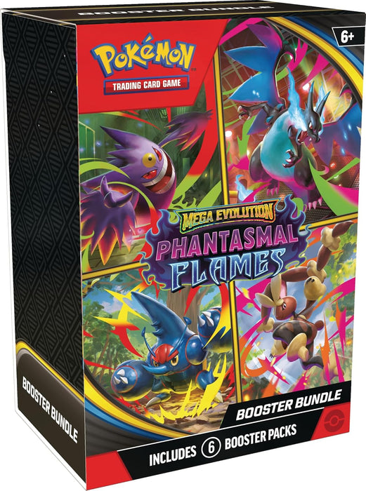 Pókemon TCG: Mega Evolutions 2 Phantasmal Flames Booster Bundle 6 unidades (ingles)
