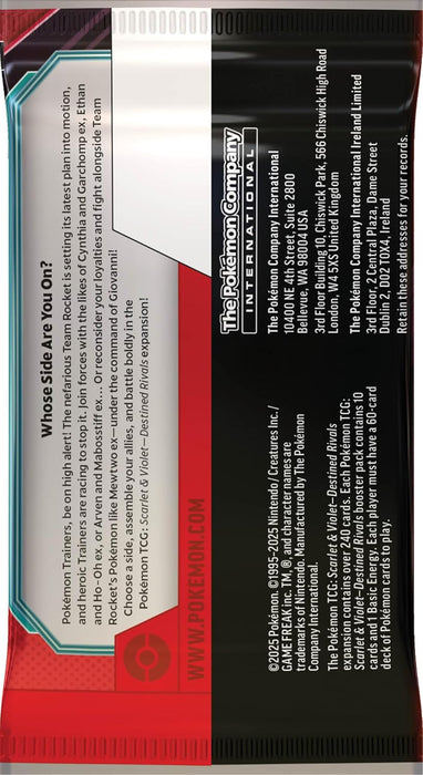 PRE-VENTA Pokémon TCG: DESTINED RIVALS BOOSTER DISPLAY 36PZ (ingles)