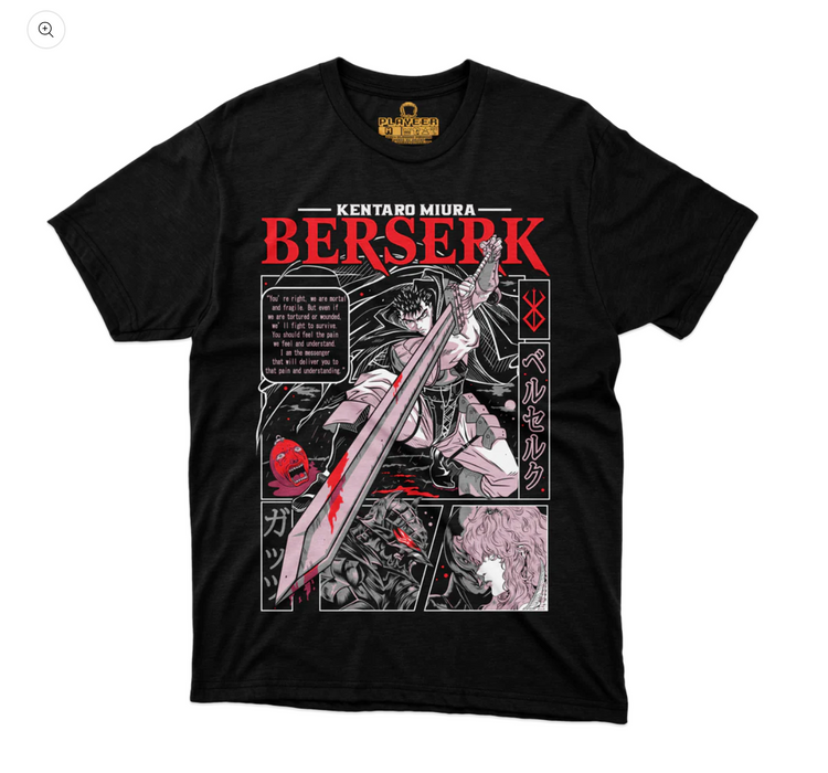 Playera Guerrero Negro (Berserk)