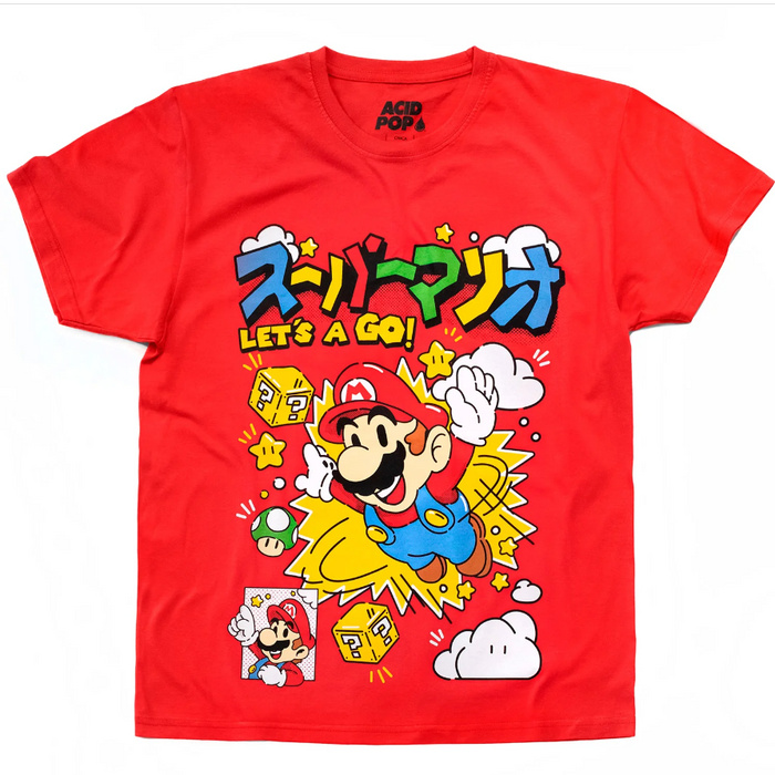 Playera Let´s a Go! (Mario)