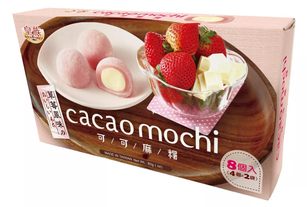 Royal Cacao Mochi Fresa 80g