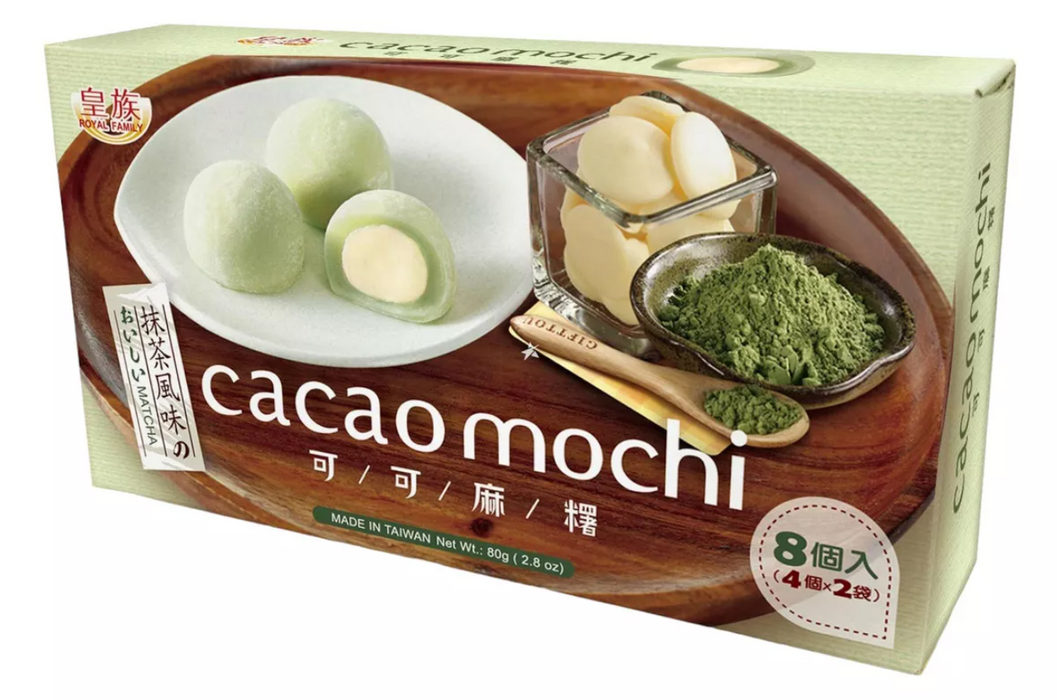 Royal Cacao Mochi Matcha 80g