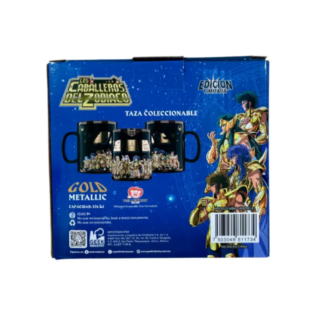 Taza Caballeros Dorados JUMBO
