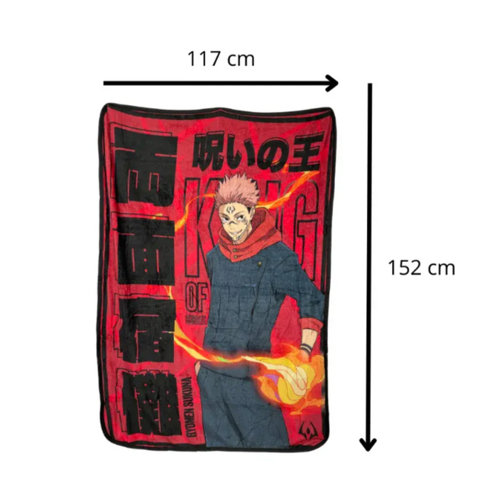 Frazada (Cobija) Sukuna de Jujutsu Kaisen