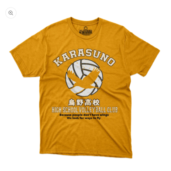 Playera Karasuno (Haikyuu)