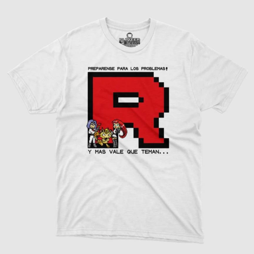 Playera Equipo Rocket — Shin Sekai Manga & Comics