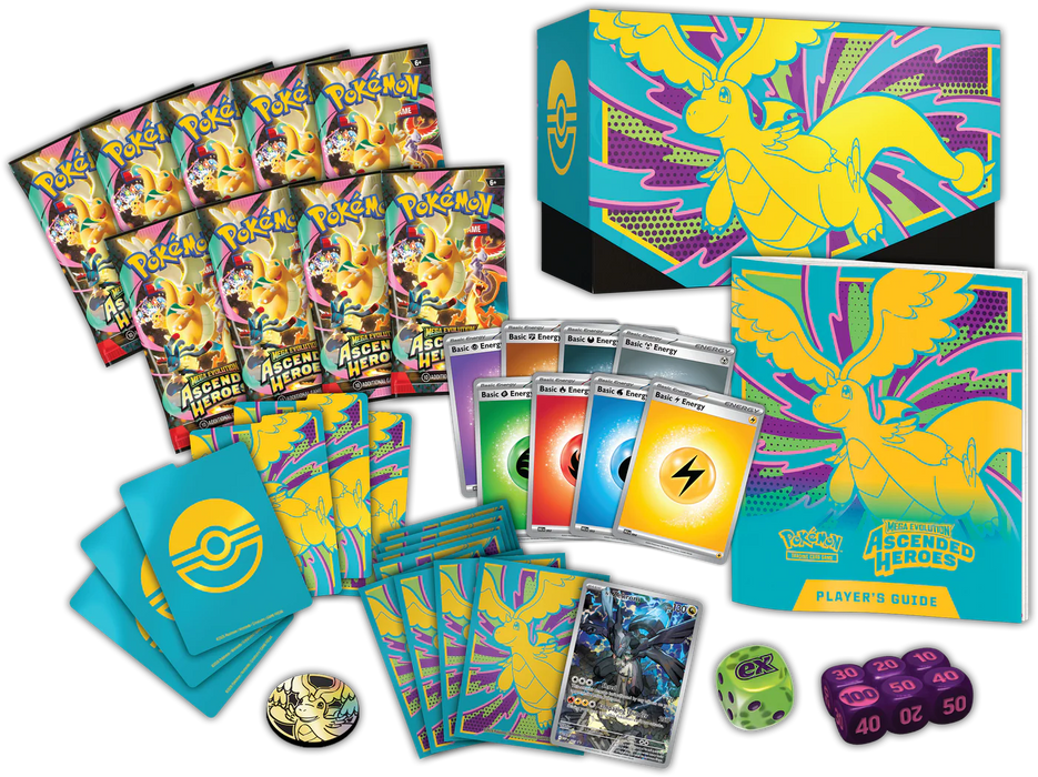 Pókemon TCG: Mega Evolutions 3 ETB ASCENDED HEROES