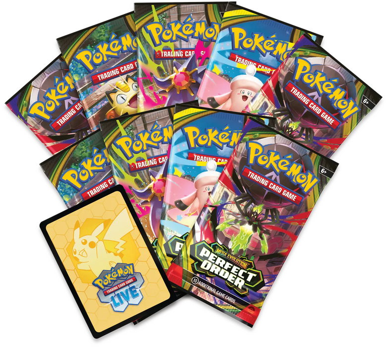 Pókemon TCG: Mega Evolutions #4 - ETB Perfect Order