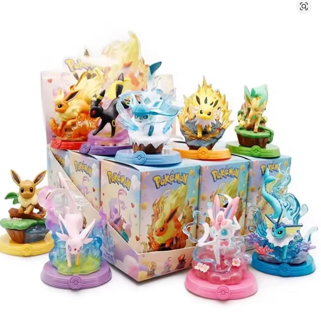 Set Figuras Pokemon Eeveelutions!