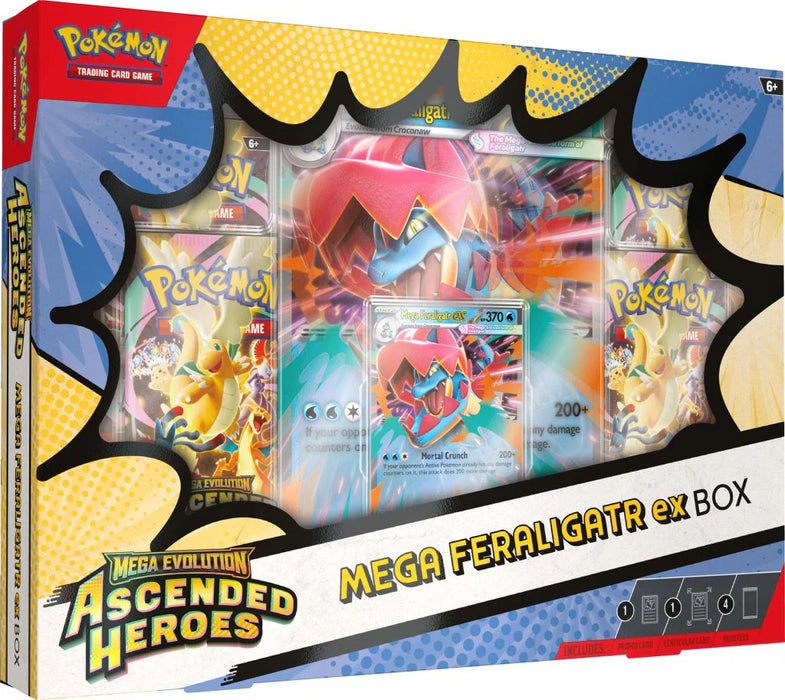 Pókemon TCG: Mega Evolutions 3 ASCENSO HEROICO Mega Box ex Box (ESPAÑOL)