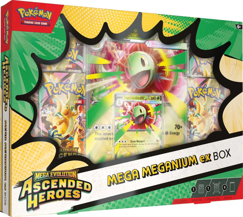 Pókemon TCG: Mega Evolutions 3 ASCENSO HEROICO Mega Box ex Box (ESPAÑOL)