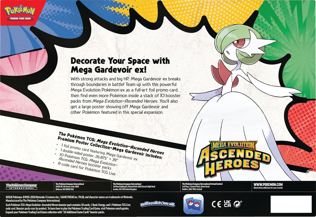 PREVENTA: Pókemon TCG: Mega Evolutions 3- Premium Poster Collection Mega Gardevoir