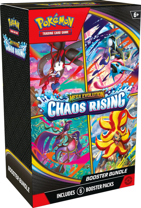 Pókemon TCG: Mega Evolutions 4 CHAOS RISING - BOOSTER BUNDLE (INGLES)