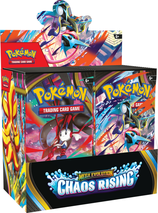 Pókemon TCG: Mega Evolutions 4 CAOS CRECIENTE - Booster Box (ESPAÑOL)