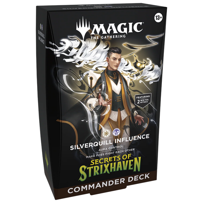 Magic: The Gathering Secrets of Strixhaven Commander Deck - Silverquill Influence