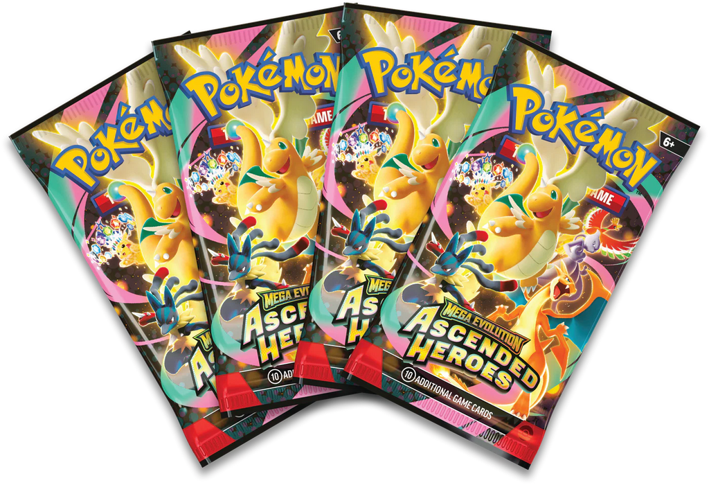 Pókemon TCG: Mega Evolutions 3 ASCENSO HEROICO Mega Box ex Box (ESPAÑOL)