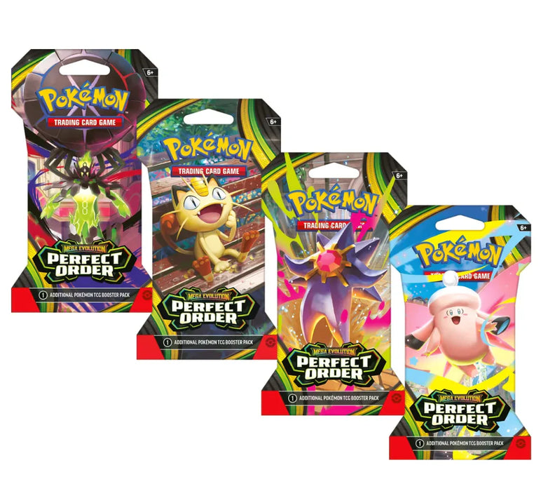 Pókemon TCG: Mega Evolutions #4 - PERFECT ORDER Sleeved Pack (preventa)