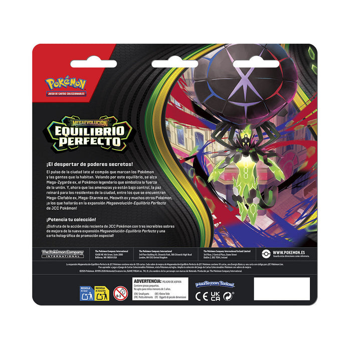 Pókemon TCG: Mega Evolutions #4 - EQUILIBRIO PERFECTO Blister Pack (Esp)