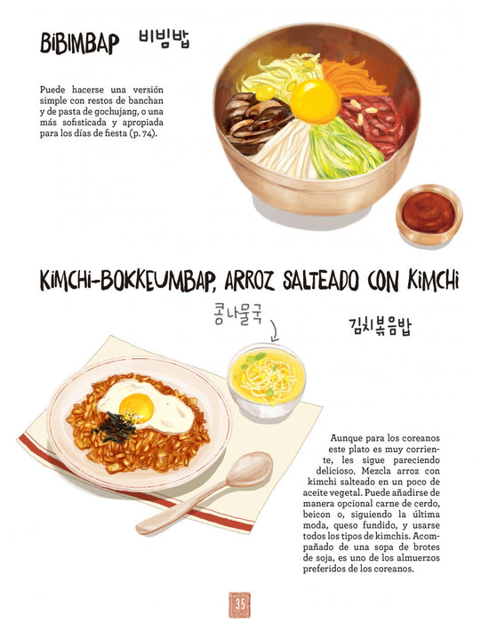 Cocina coreana Ilustrada