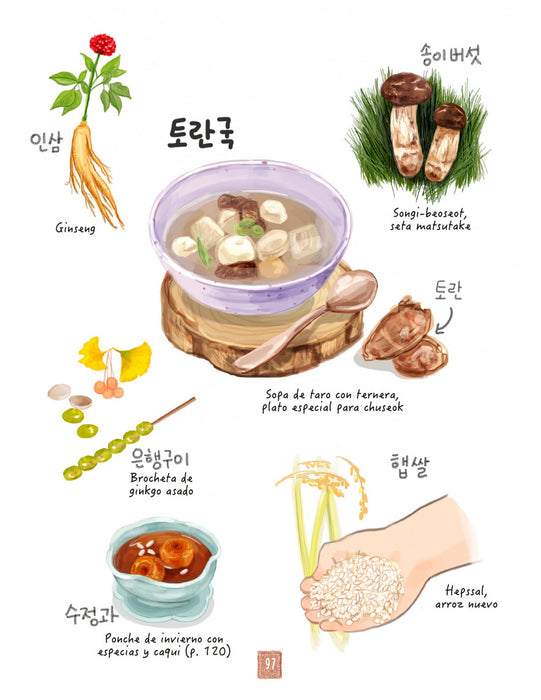 Cocina coreana Ilustrada