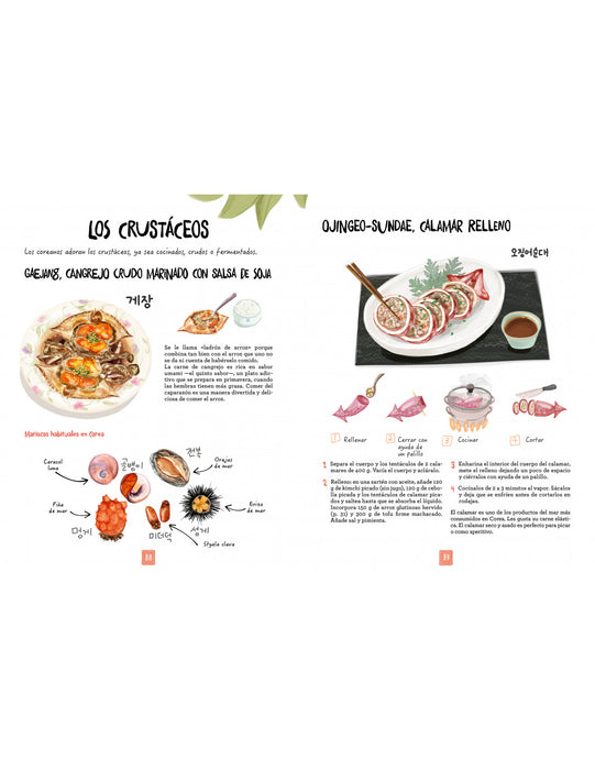 Cocina coreana Ilustrada