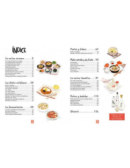 Cocina coreana Ilustrada