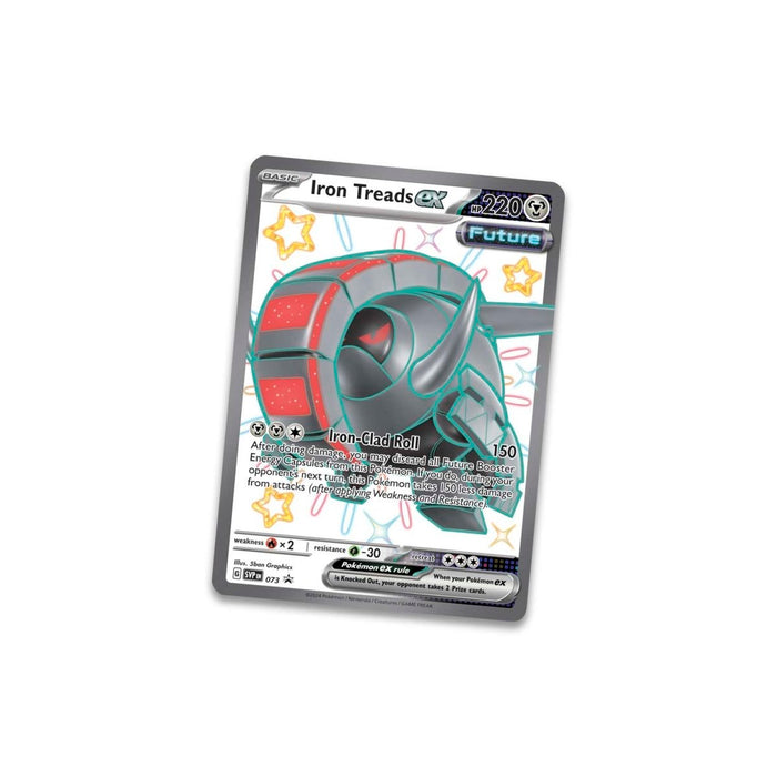 (Español) Pokémon TCG: Lata Destinos Escarlata y Violeta-Paldean (Shiny Iron Treads ex) (Español)