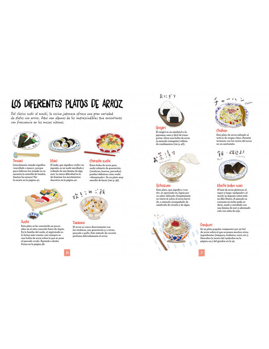 Cocina japonesa Ilustrada